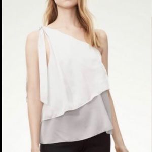 Le Fou cloud blue silk top